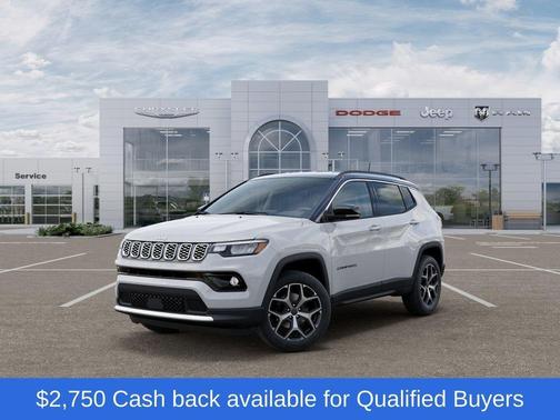 Bright White Clearcoat 2026 Jeep Compass Limited