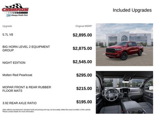 2026 RAM 1500 Big Horn/Lone Star