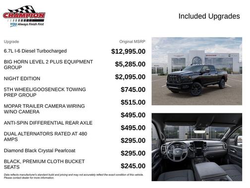 Diamond Black 2026 RAM 2500 Big Horn