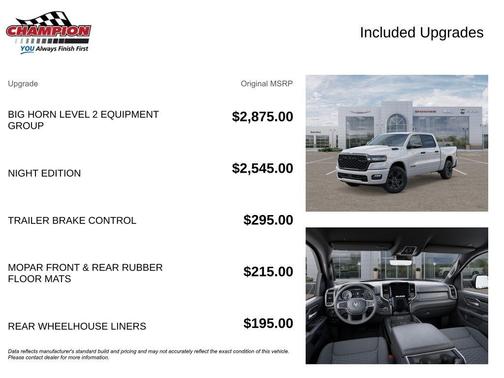 2026 RAM 1500 Big Horn/Lone Star