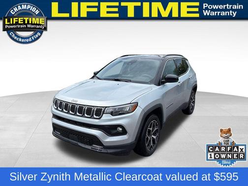 Silver 2025 Jeep Compass Limited