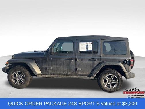 Granite Crystal Clearcoat Metallic 2021 Jeep Wrangler Unlimited Sport