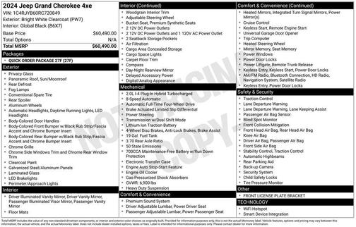 2024 Jeep Grand Cherokee 4xe Base