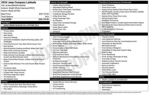 2024 Jeep Compass Latitude