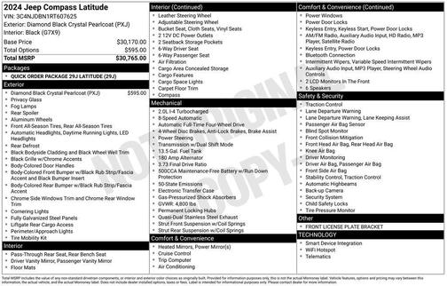 2024 Jeep Compass Latitude