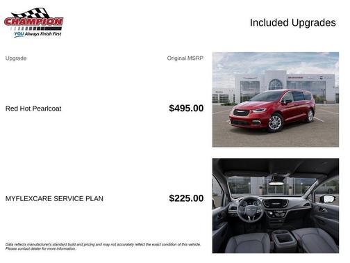 Red 2026 Chrysler Pacifica Select