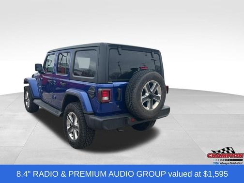 Ocean Blue Metallic 2019 Jeep Wrangler Unlimited Sahara