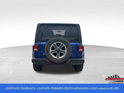 Ocean Blue Metallic 2019 Jeep Wrangler Unlimited Sahara
