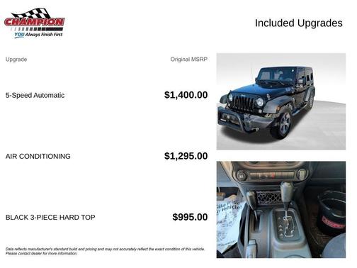 Black Clearcoat 2017 Jeep Wrangler Sport