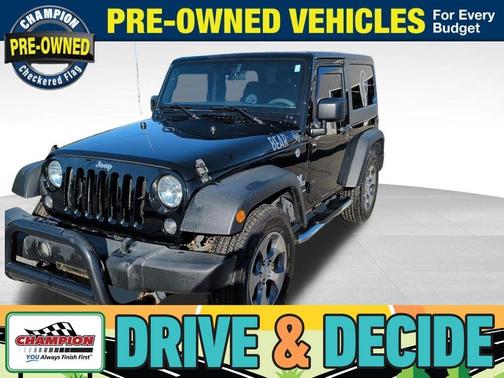 Black Clearcoat 2017 Jeep Wrangler Sport
