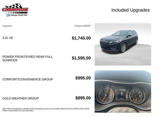 Diamond Black 2019 Jeep Cherokee Latitude Plus