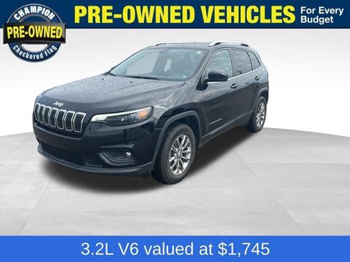 Diamond Black 2019 Jeep Cherokee Latitude Plus