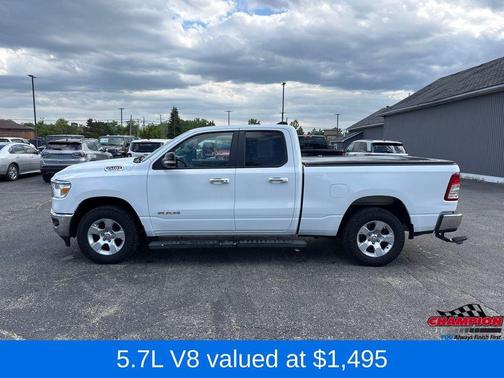 Bright White Clearcoat 2020 RAM 1500 Big Horn