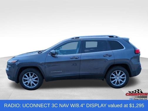 Crystal Metallic 2018 Jeep Cherokee Limited