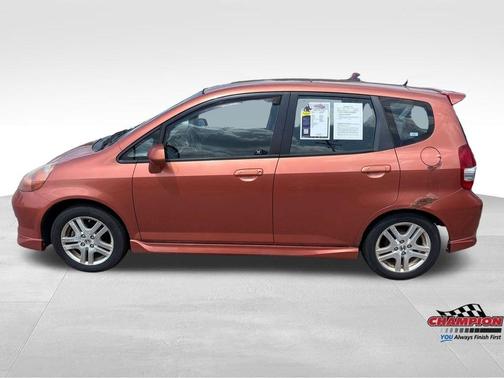 Orange 2008 Honda Fit Sport