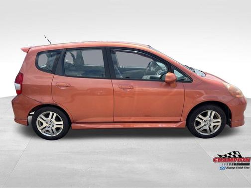Orange 2008 Honda Fit Sport