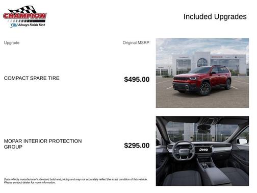 Red 2026 Jeep Cherokee LAREDO/LIMITED