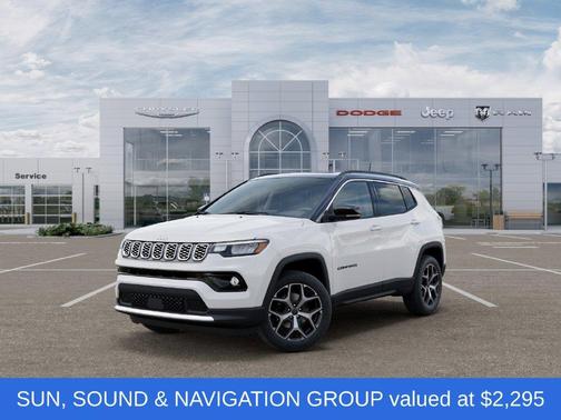 Bright White Clearcoat 2027 Jeep Compass Limited