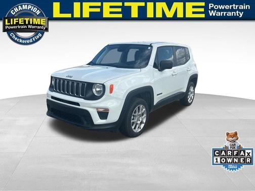 Alpine White Clearcoat 2023 Jeep Renegade Latitude