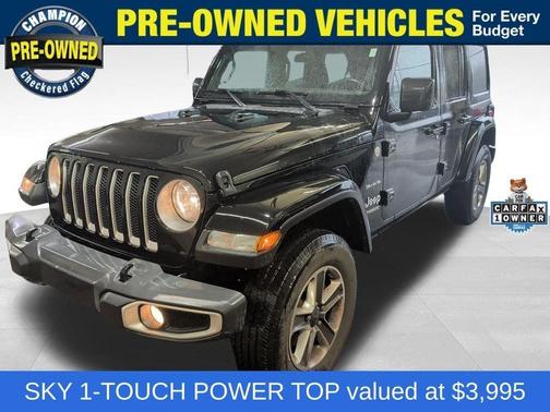 Black Clearcoat 2019 Jeep Wrangler Unlimited Sahara