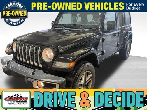 Black Clearcoat 2019 Jeep Wrangler Unlimited Sahara