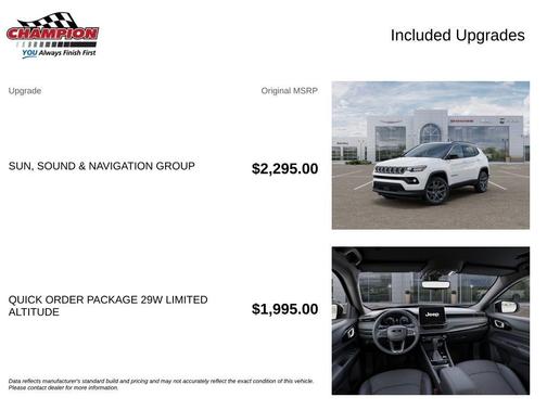 Bright White Clearcoat 2026 Jeep Compass Limited
