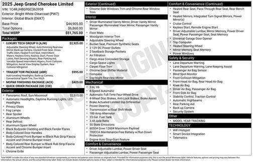 2025 Jeep Grand Cherokee Limited