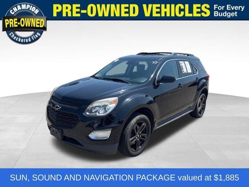 Black Metallic 2017 Chevrolet Equinox LT