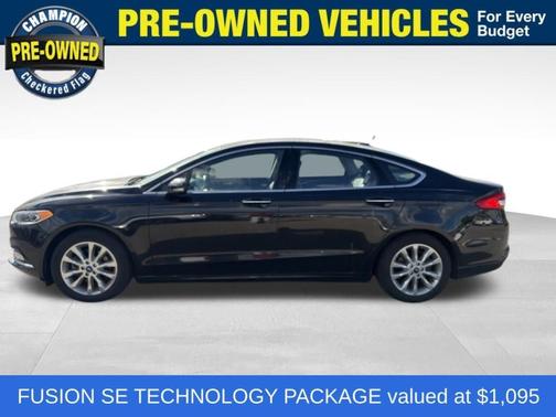 Shadow Black 2017 Ford Fusion SE