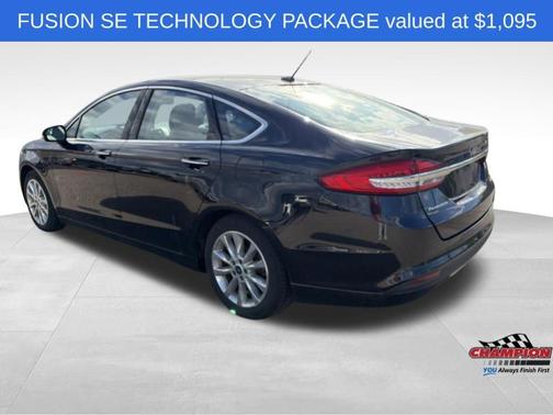 Shadow Black 2017 Ford Fusion SE