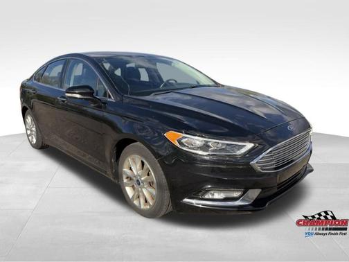 Shadow Black 2017 Ford Fusion SE