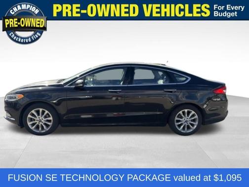 Shadow Black 2017 Ford Fusion SE