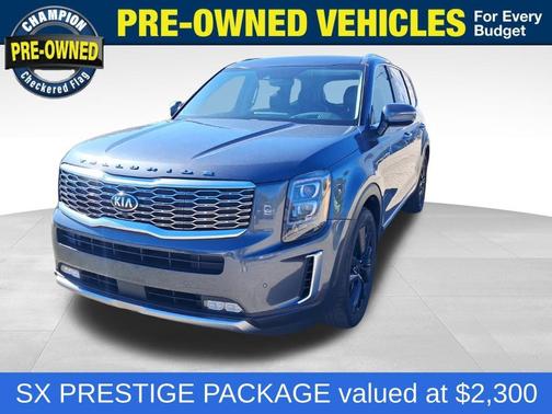 Gray 2020 Kia Telluride SX