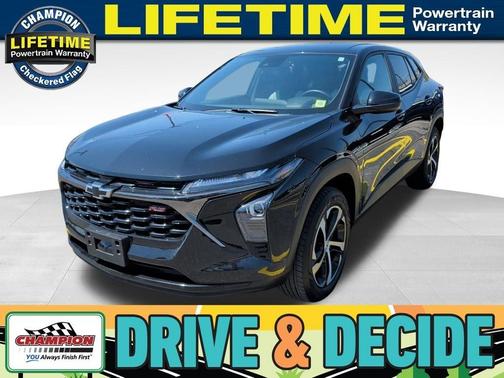 Black Metallic 2025 Chevrolet Trax 1RS