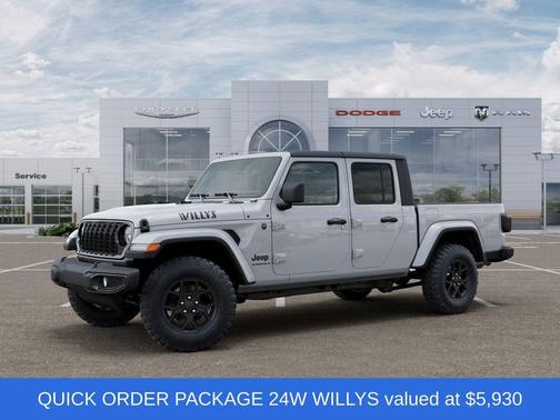 Bright White Clearcoat 2026 Jeep Gladiator Sport
