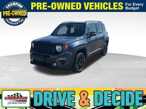 Slate Blue Pearlcoat 2019 Jeep Renegade Latitude