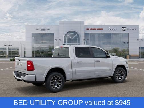 Bright White Clearcoat 2026 RAM 1500 Laramie