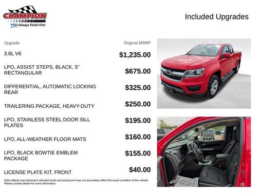Red 2016 Chevrolet Colorado LT