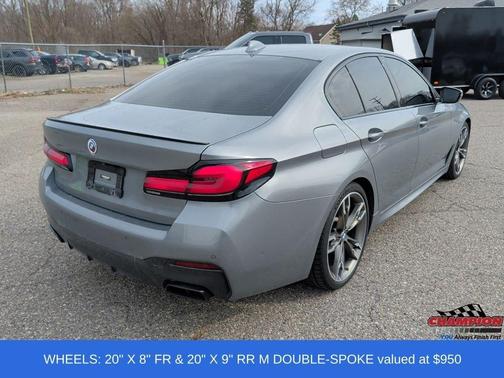 Gray Metallic 2023 BMW M550 i xDrive