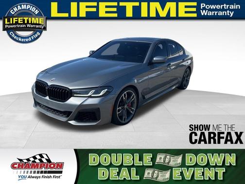 Gray Metallic 2023 BMW M550 i xDrive