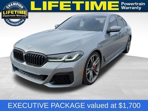 Gray Metallic 2023 BMW M550 i xDrive