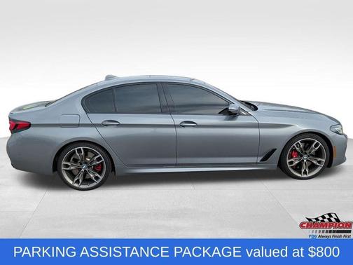 Gray Metallic 2023 BMW M550 i xDrive
