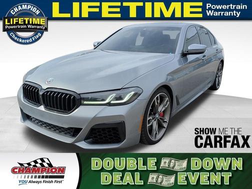 Gray Metallic 2023 BMW M550 i xDrive