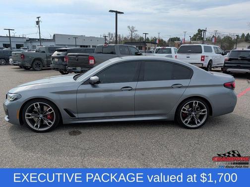Gray Metallic 2023 BMW M550 i xDrive