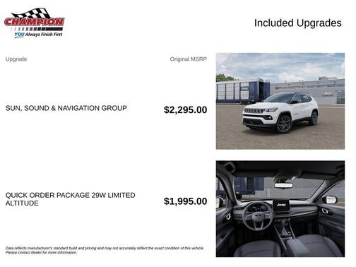 Bright White Clearcoat 2026 Jeep Compass Limited