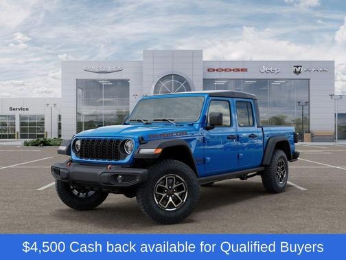 Hydro Blue Pearlcoat 2026 Jeep Gladiator Rubicon