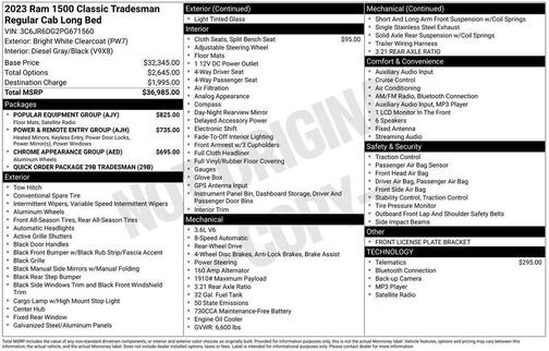 2023 RAM 1500 Classic Tradesman