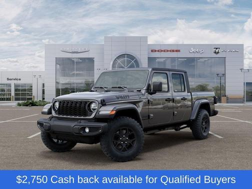 Crystal Metallic 2026 Jeep Gladiator Sport
