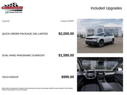 Bright White Clearcoat 2026 Jeep Cherokee LAREDO/LIMITED