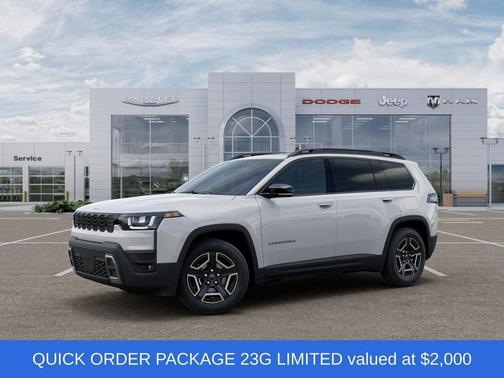 Bright White Clearcoat 2026 Jeep Cherokee LAREDO/LIMITED